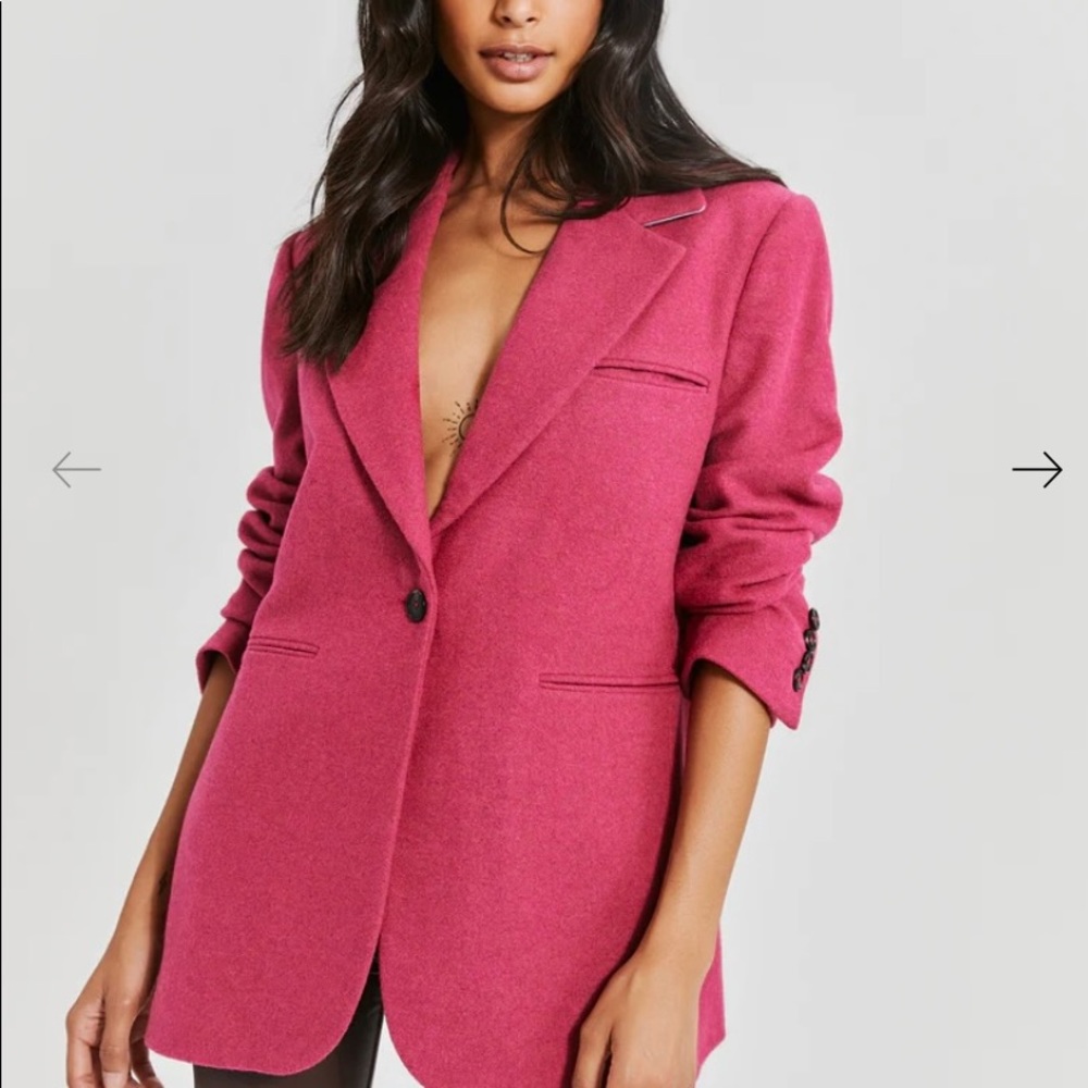 Something Navy Classic blazer - NWT Pink Size M